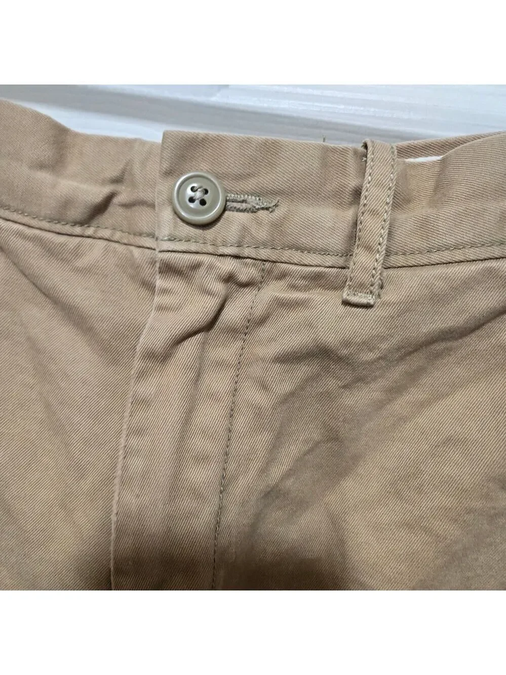 J.Crew 484 Broken-In Slim Chino Pants 32x34 Khaki Stretch
